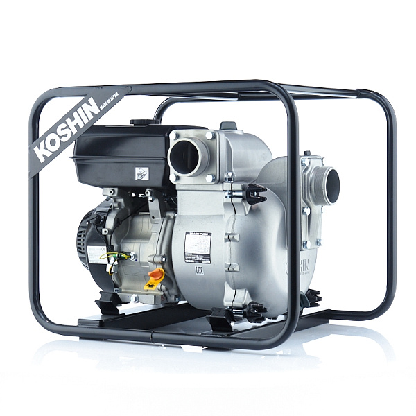бензиновая мотопормпа Trash с двигателем Koshin